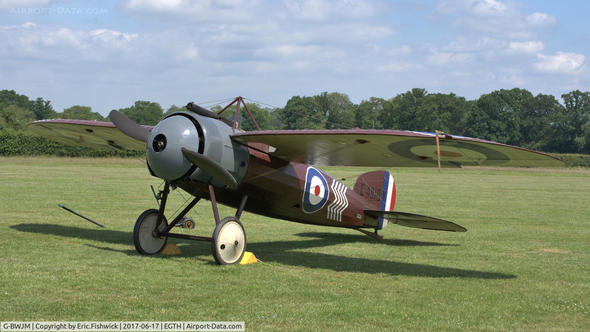 G-BWJM, 1981 Bristol M-1C Replica C/N NAW-2, 3. C4918 at the epic Evening Airshow, The Shuttleworth Collection, June, 2017
