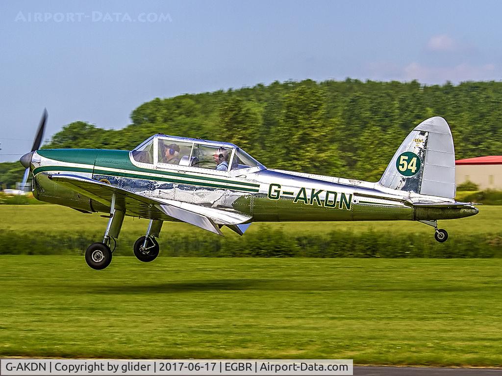 G-AKDN, 1947 De Havilland Canada DHC-1A-1 Chipmunk C/N 11, Departure