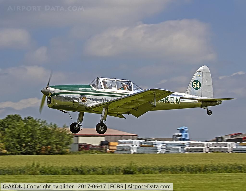 G-AKDN, 1947 De Havilland Canada DHC-1A-1 Chipmunk C/N 11, arrival