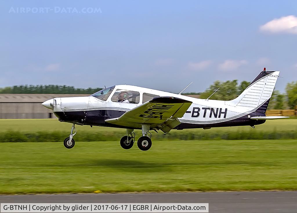 G-BTNH, 1982 Piper PA-28-161 Cherokee Warrior II C/N 28-8216202, arrival