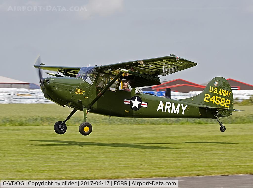G-VDOG, 1958 Cessna O-1E Bird Dog C/N 24582, Interesting visitor