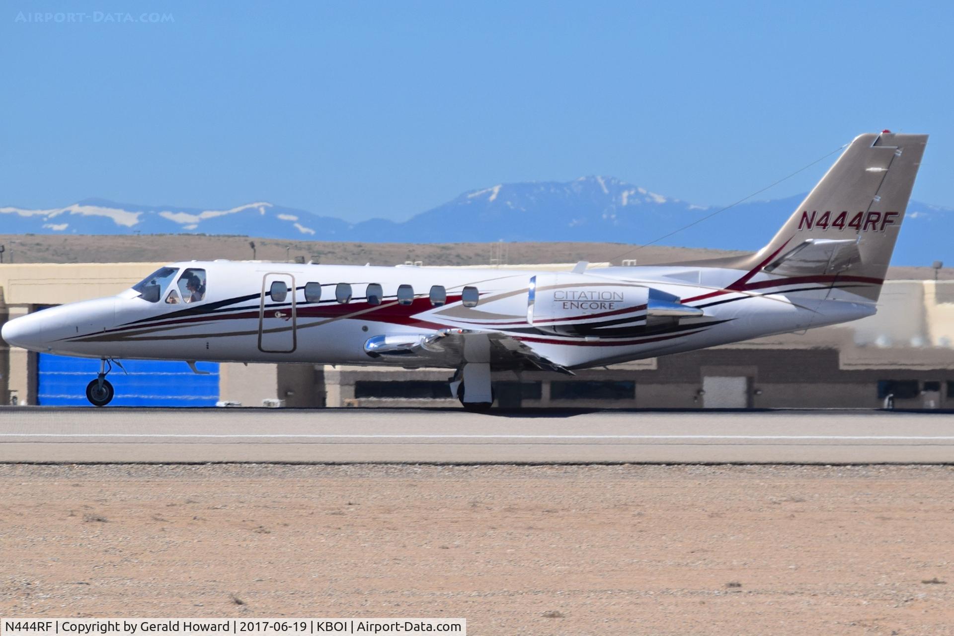 N444RF, 2001 Cessna 560 Citation Encore C/N 560-0559, Take off on RWY 10L.