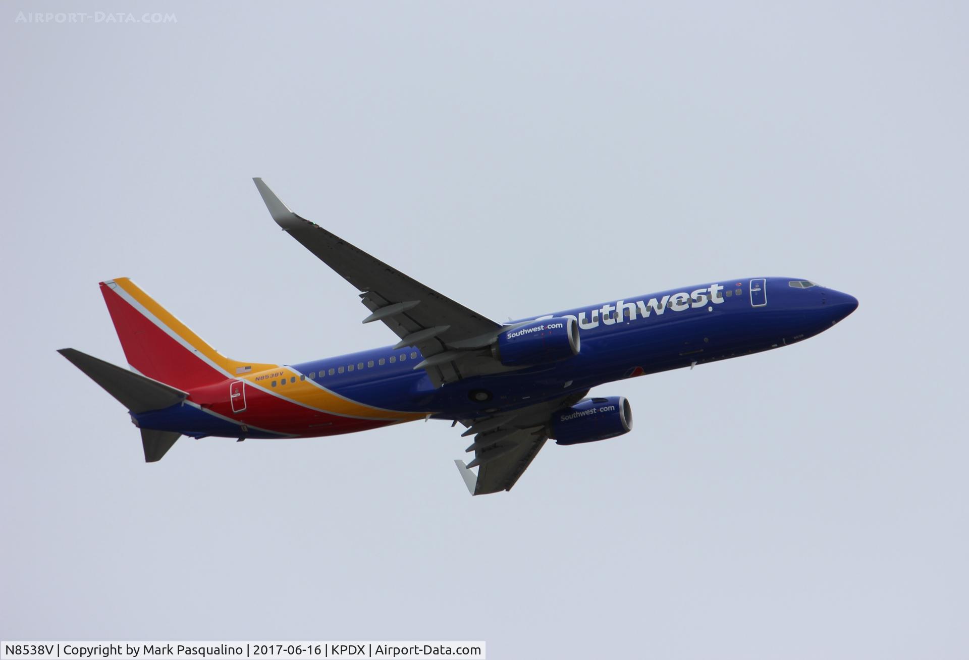 N8538V, 2017 Boeing 737-8H4 C/N 63586, Boeing 737-800