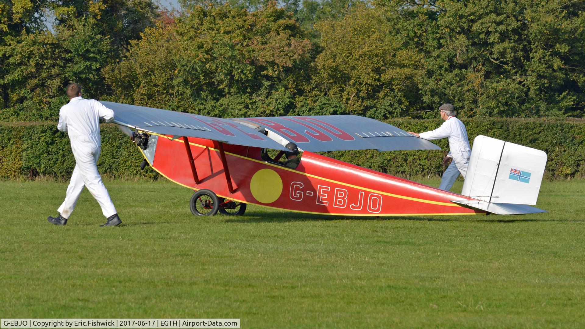 G-EBJO, 1924 Air Navigation And Engineering ANEC II C/N 1, 4. G-EBJO at The Shuttleworth Collection, June, 2017.