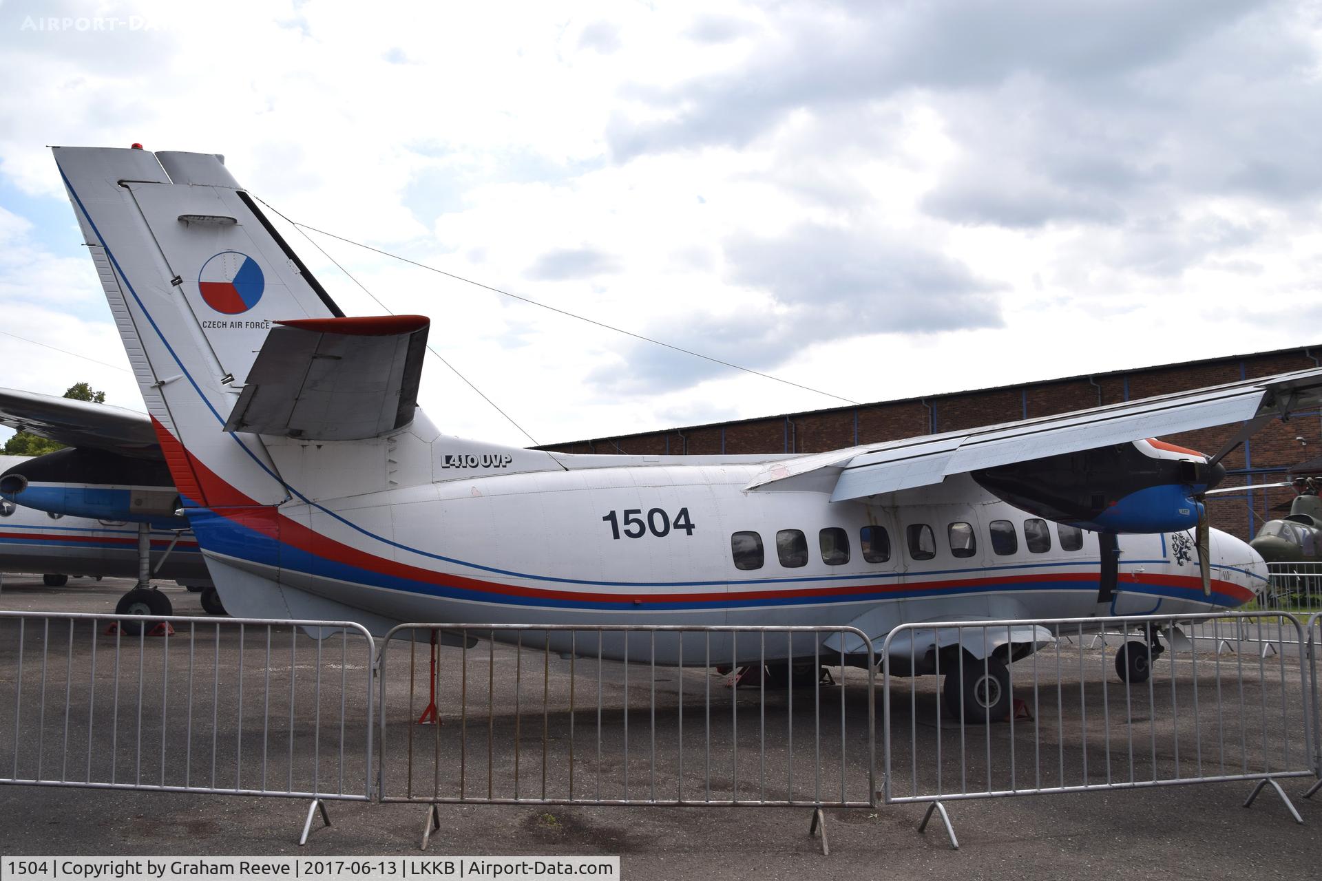 1504, 1985 Let L-410-UVP Turbolet C/N 851504, On display at 