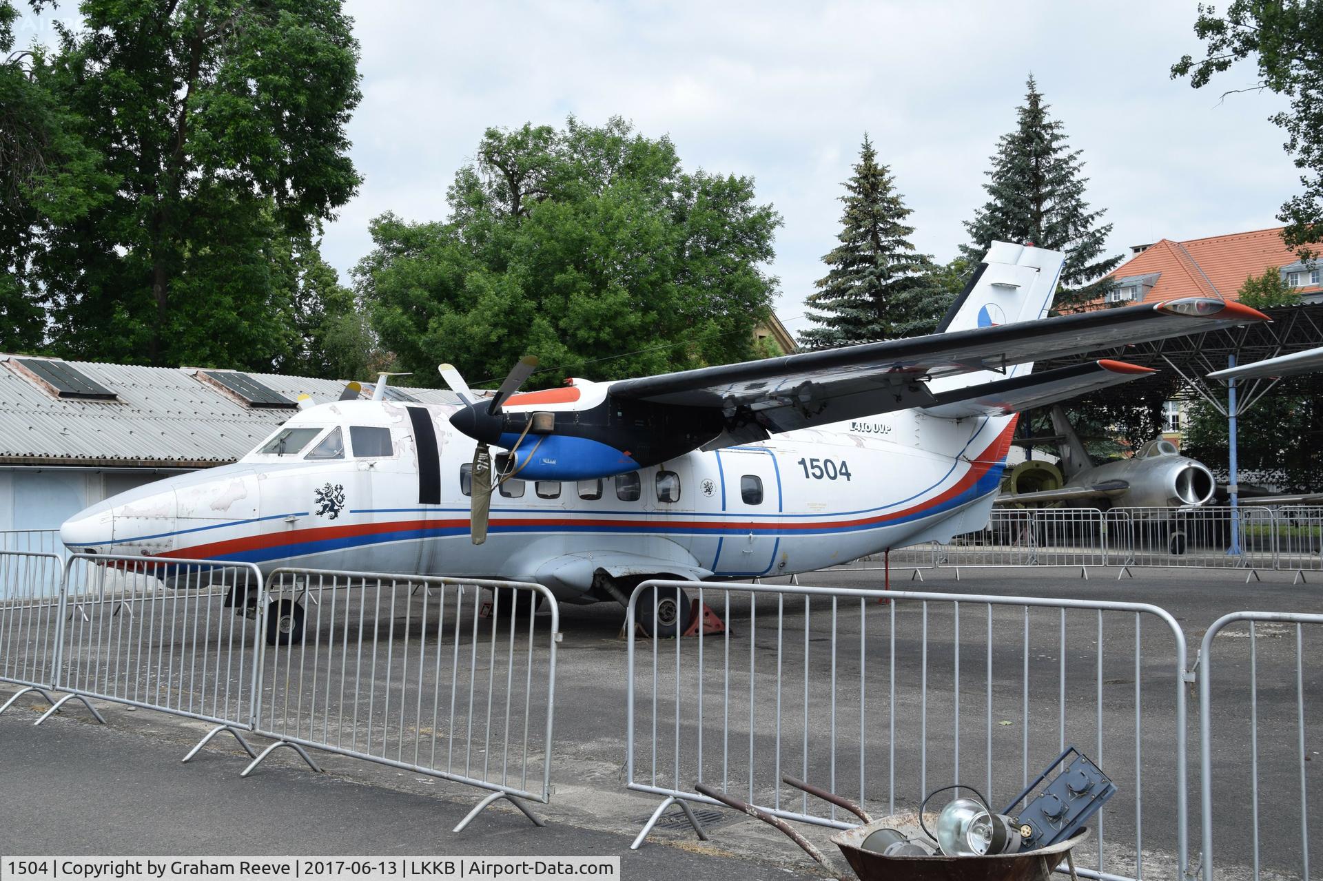 1504, 1985 Let L-410-UVP Turbolet C/N 851504, On display at 