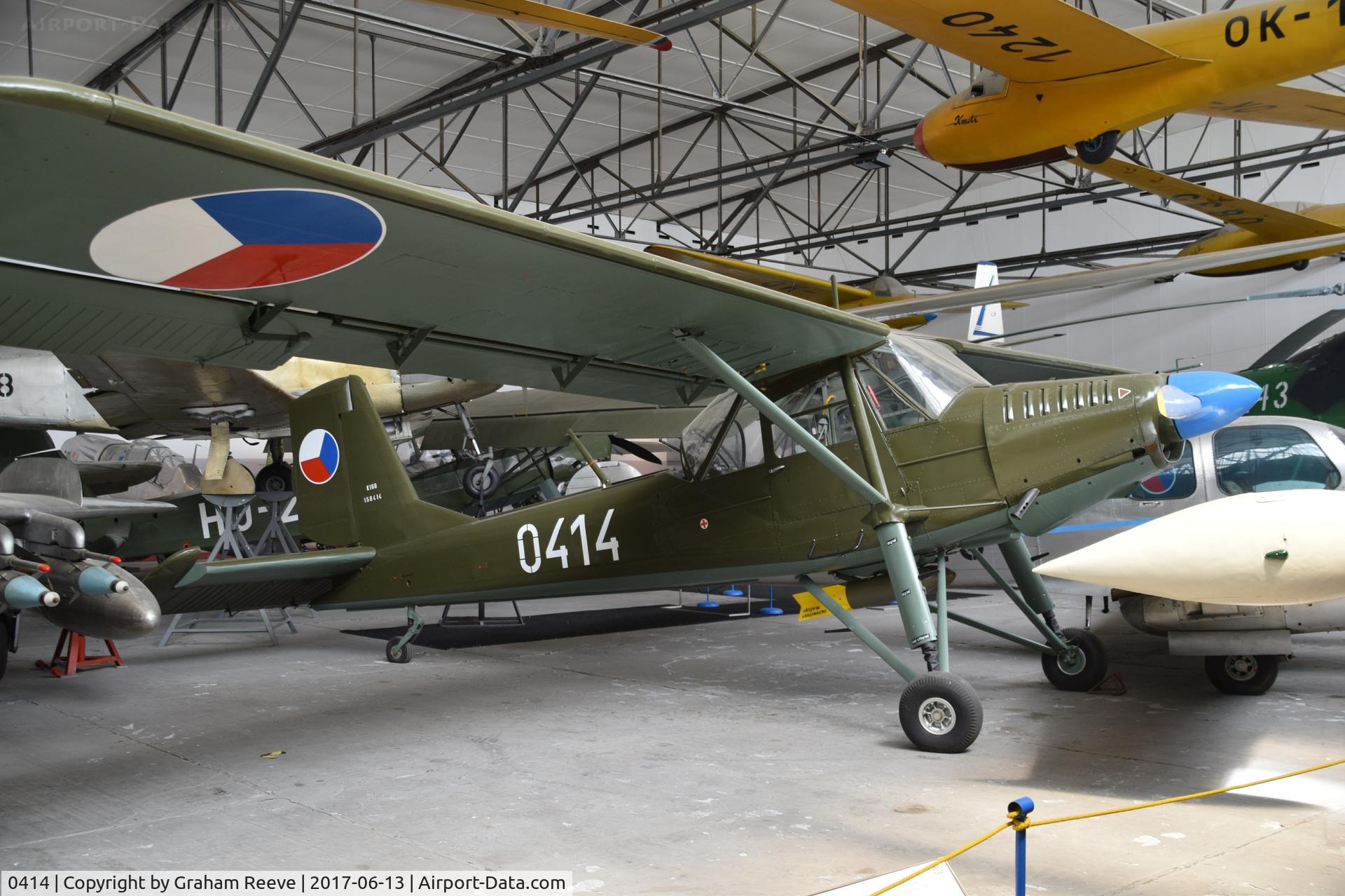 0414, Aero XL-160 Brigadyr C/N 150414, On display at 