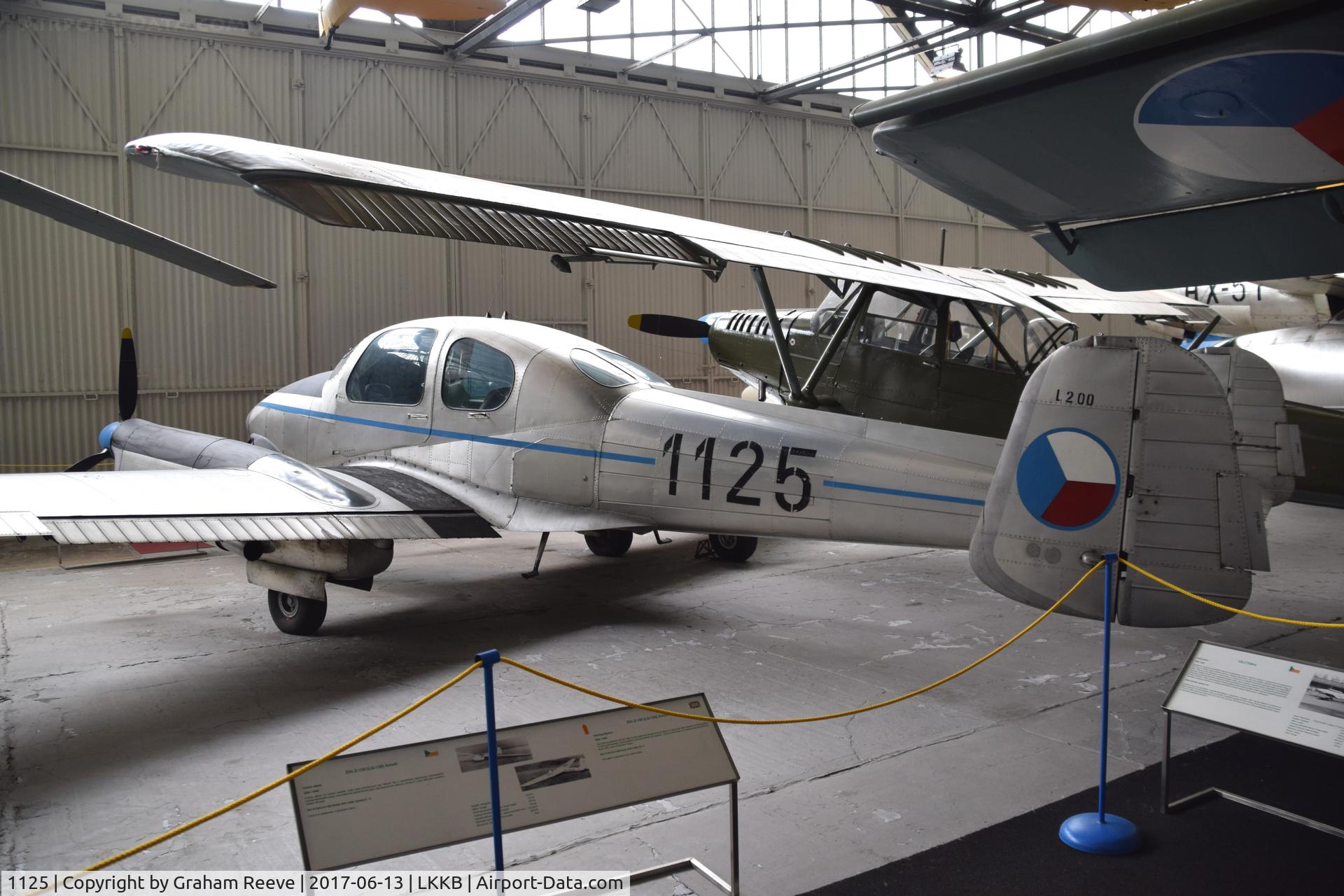 1125, 1962 Let L-200D Morava C/N 171125, On display at 