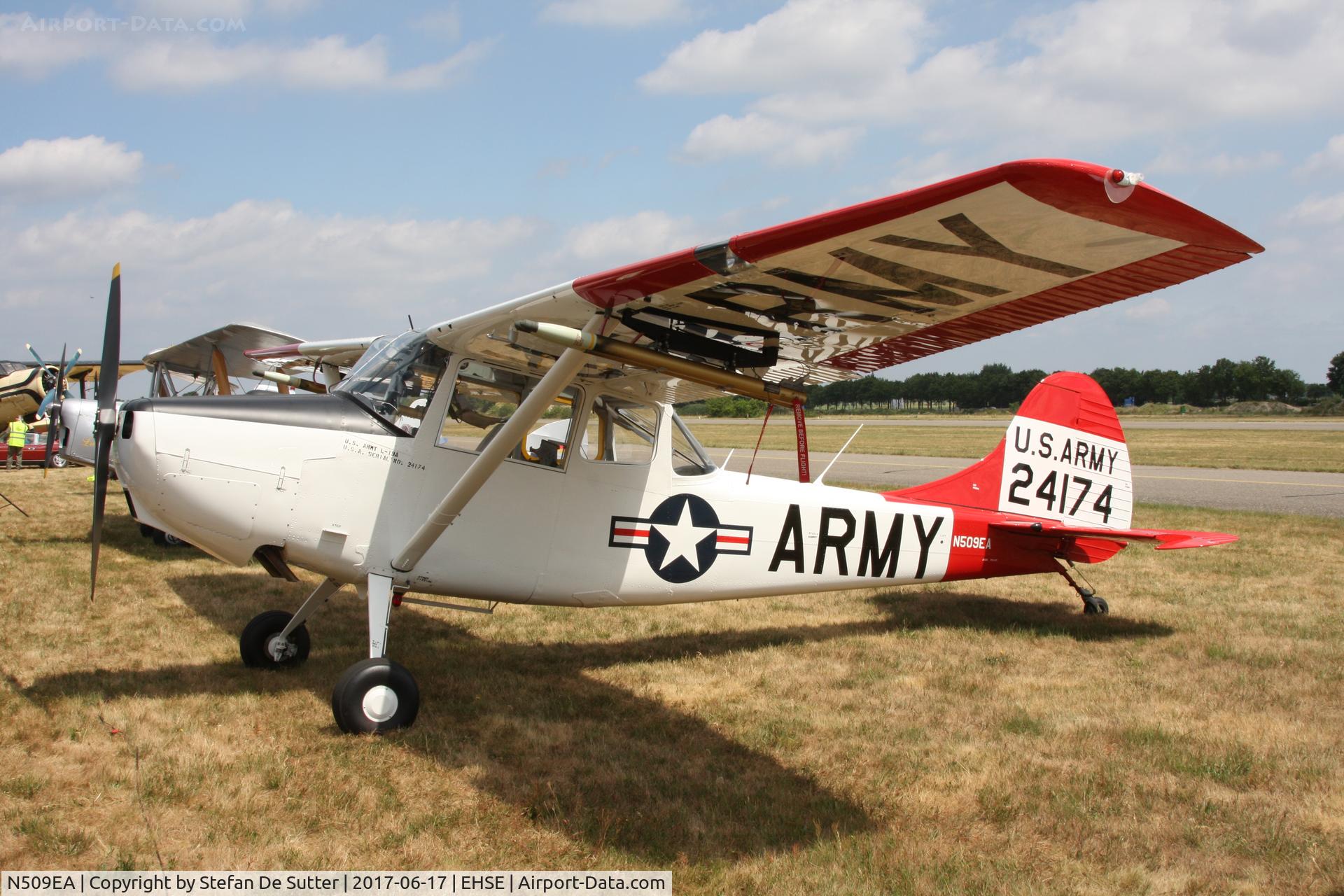N509EA, 1953 Cessna L-19A Bird Dog C/N 23090, @ Seppe.