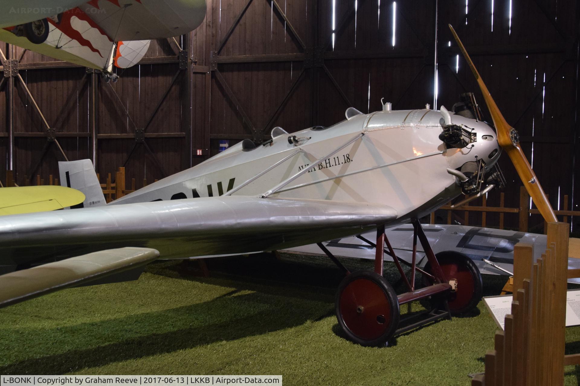 L-BONK, Avia BH-11C C/N 18, On display at 