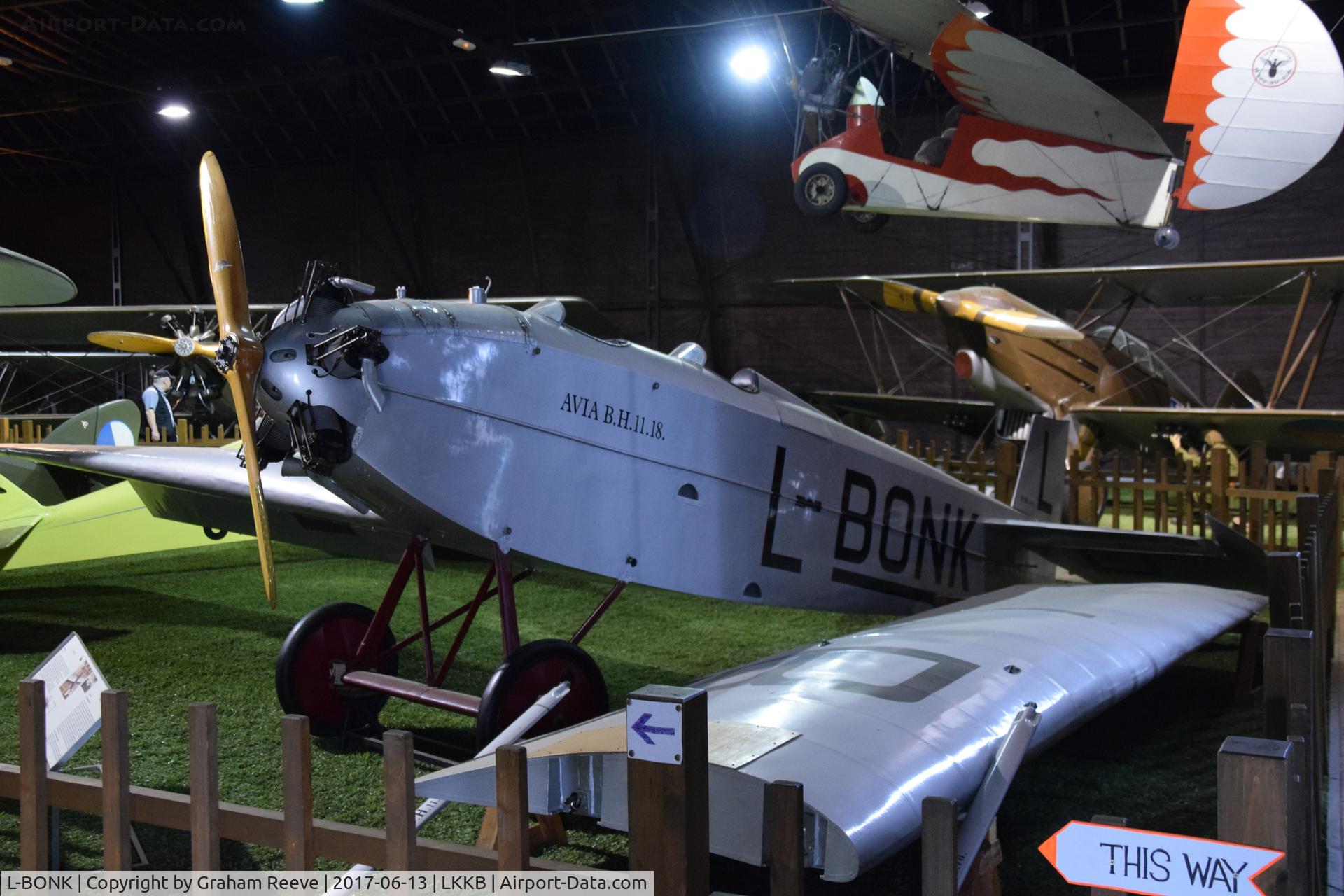 L-BONK, Avia BH-11C C/N 18, On display at 