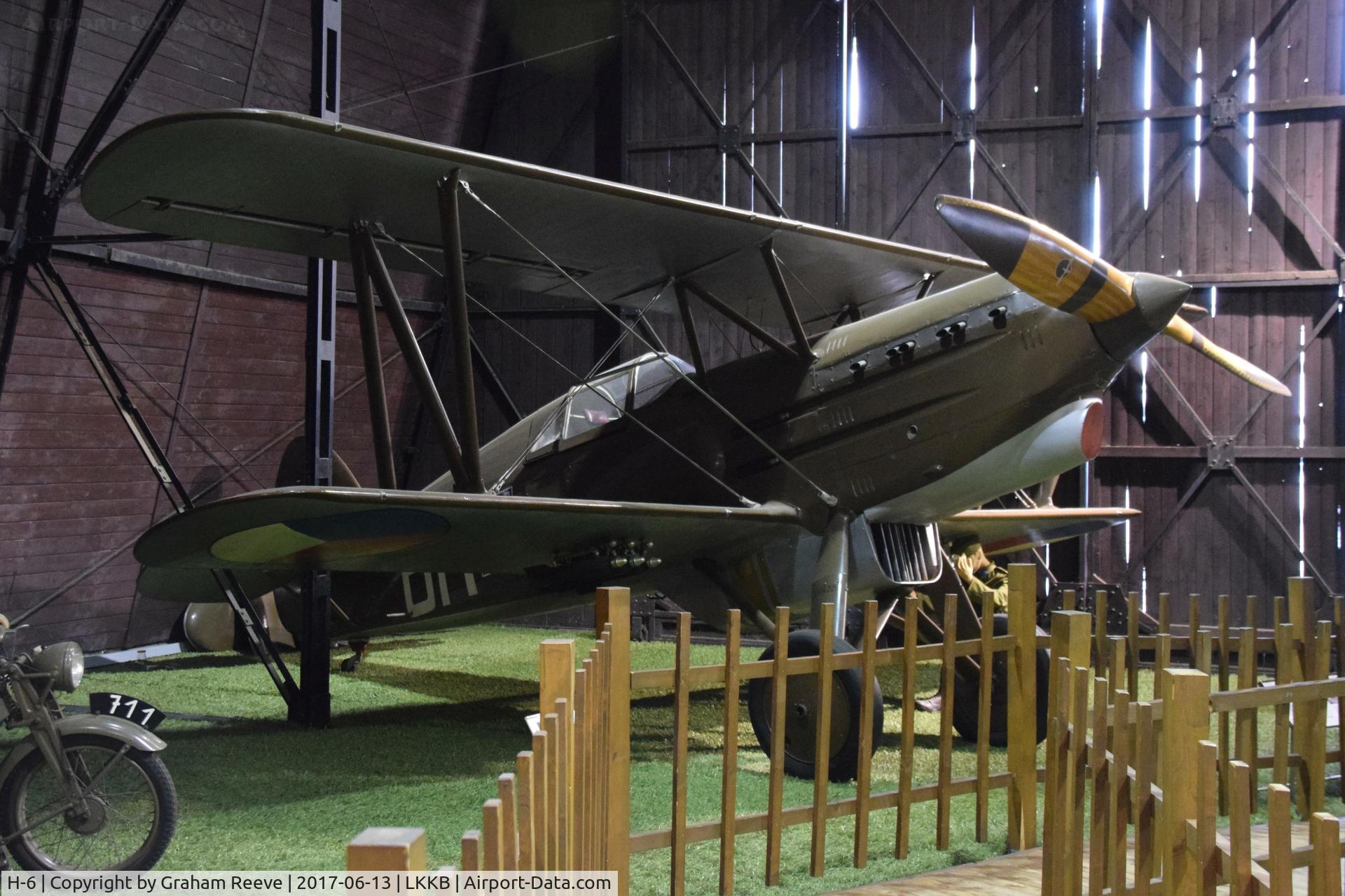H-6, 1933 Avia B-534 C/N 226, On display at 