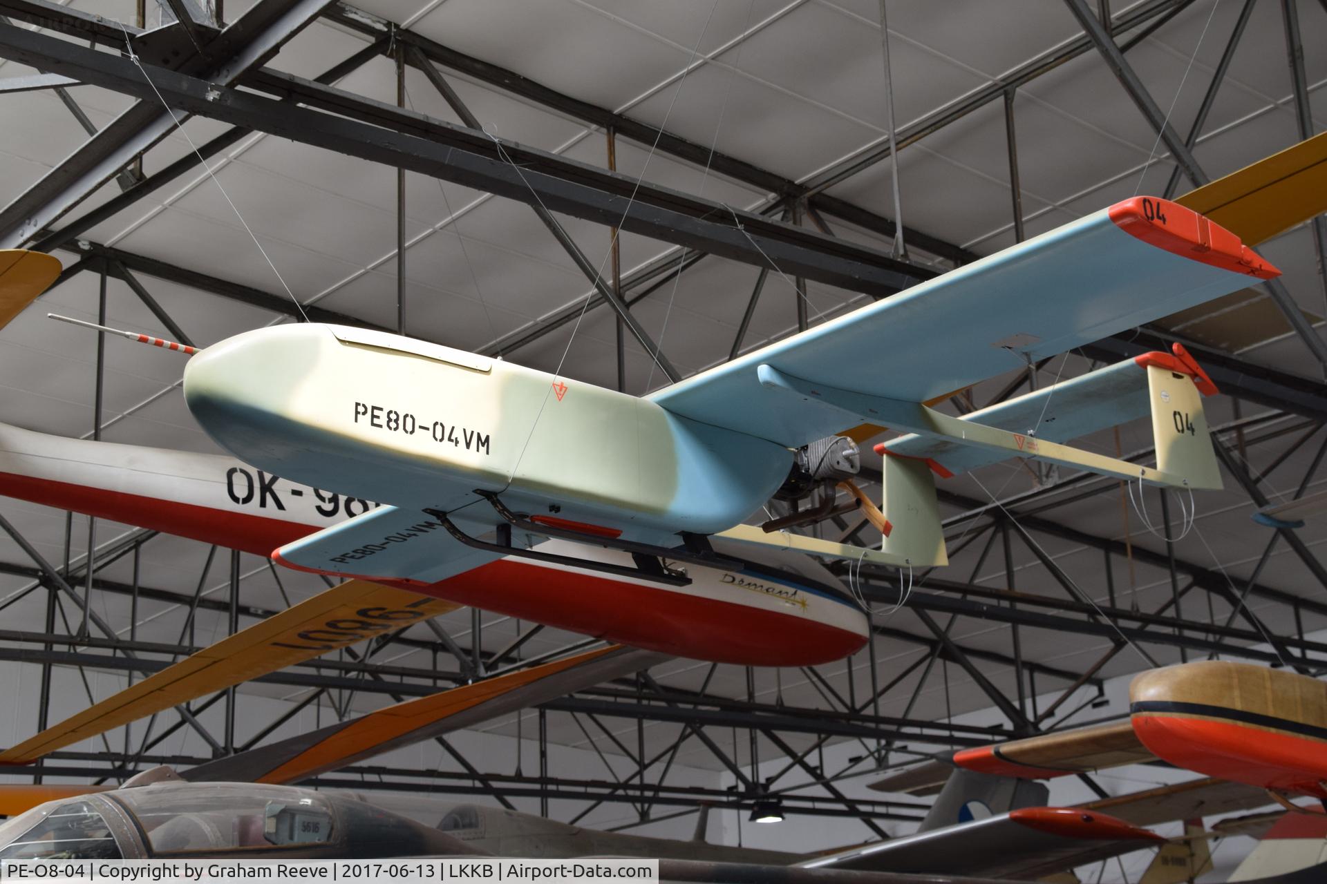 PE-O8-04, Sojka PE80 Target Drone C/N 04, On display at 