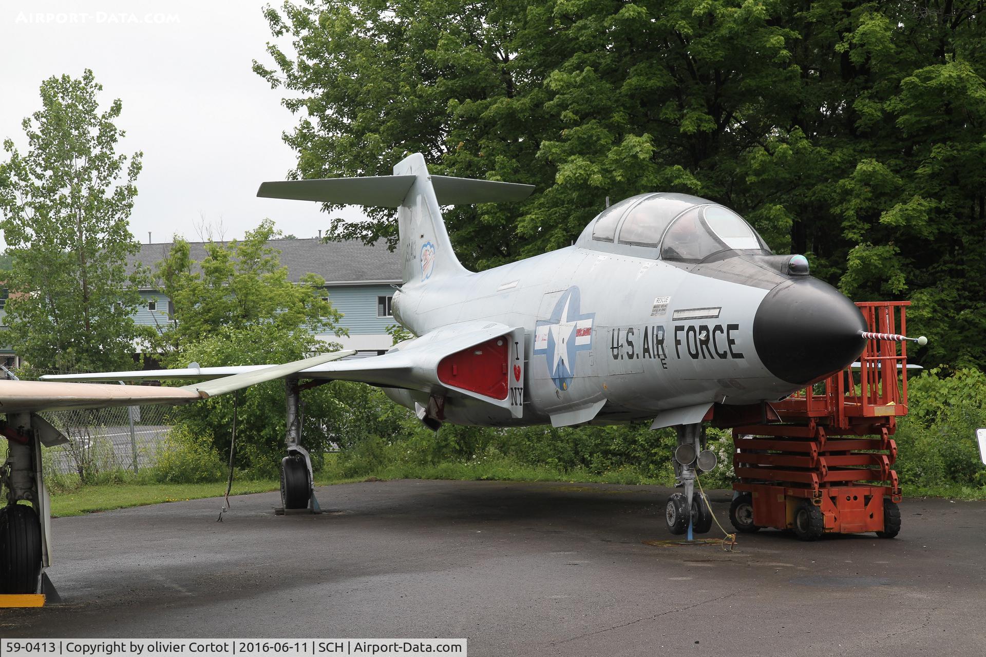 59-0413, 1959 McDonnell F-101F Voodoo C/N 737, Air museum