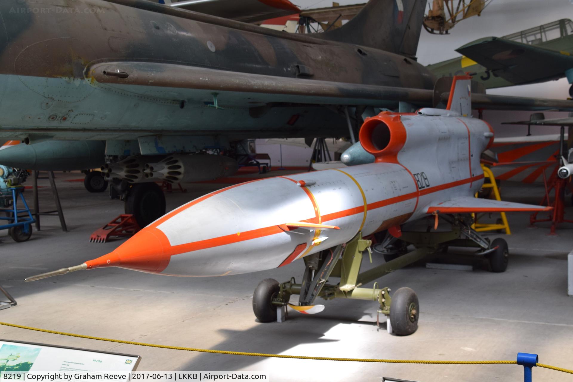 8219, Tupolev Tu-143 VR-3 Reis C/N Not found 8219, On display at 
