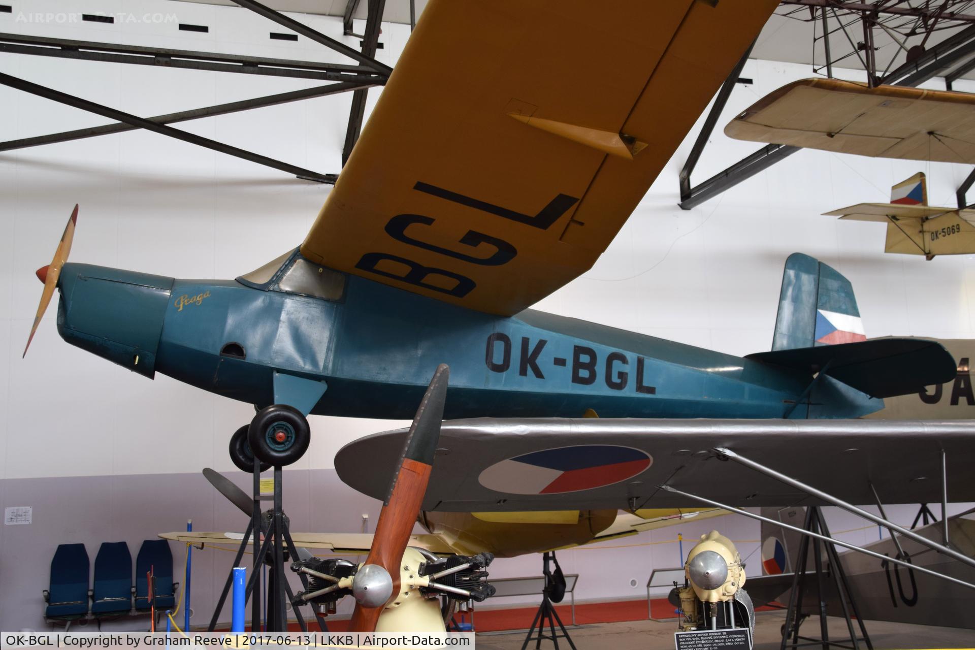 OK-BGL, Praga E.114M Air Baby C/N 125, On display at 