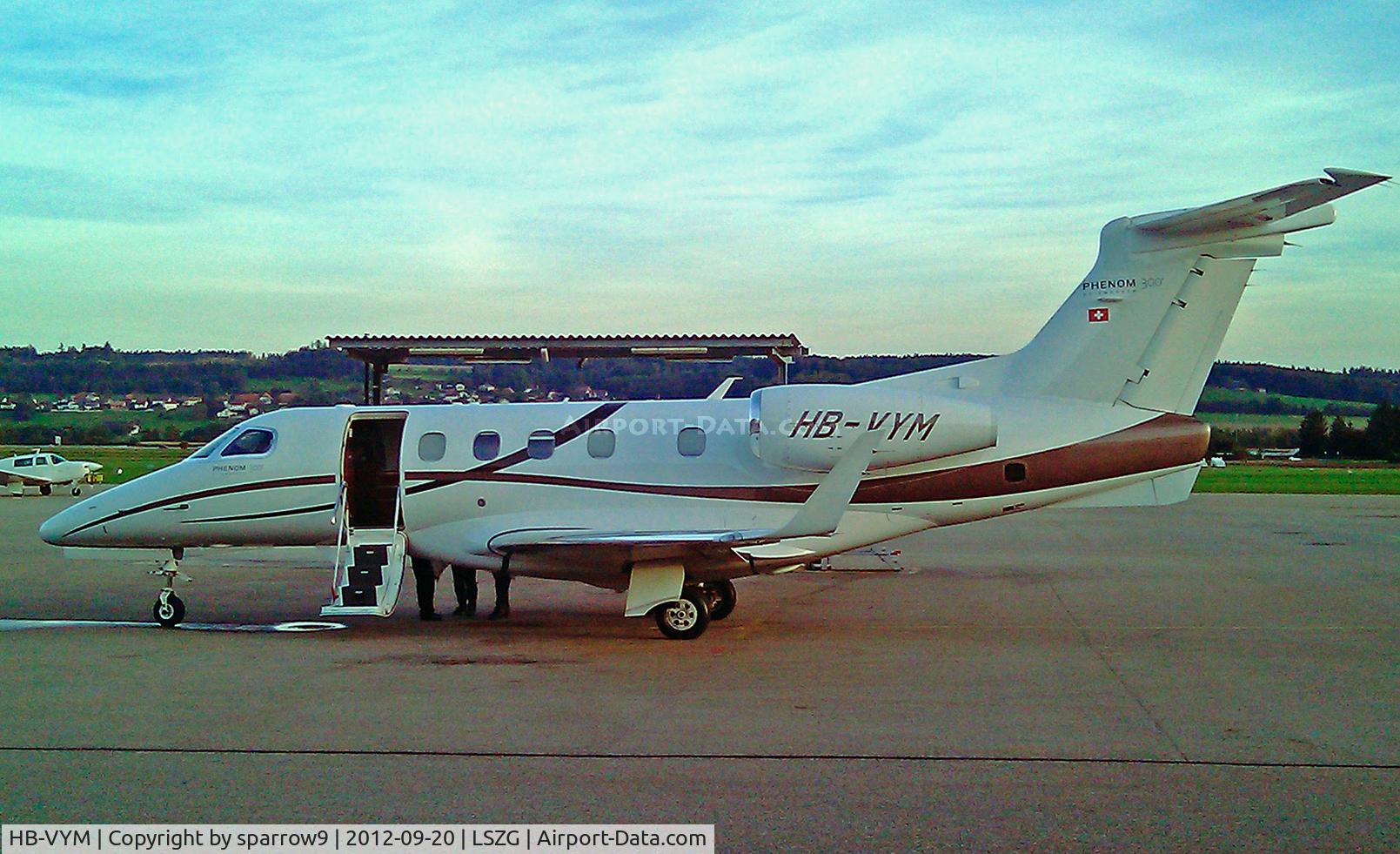 HB-VYM, 2010 Embraer EMB-505 Phenom 300 C/N 50500023, at Grenchen airport