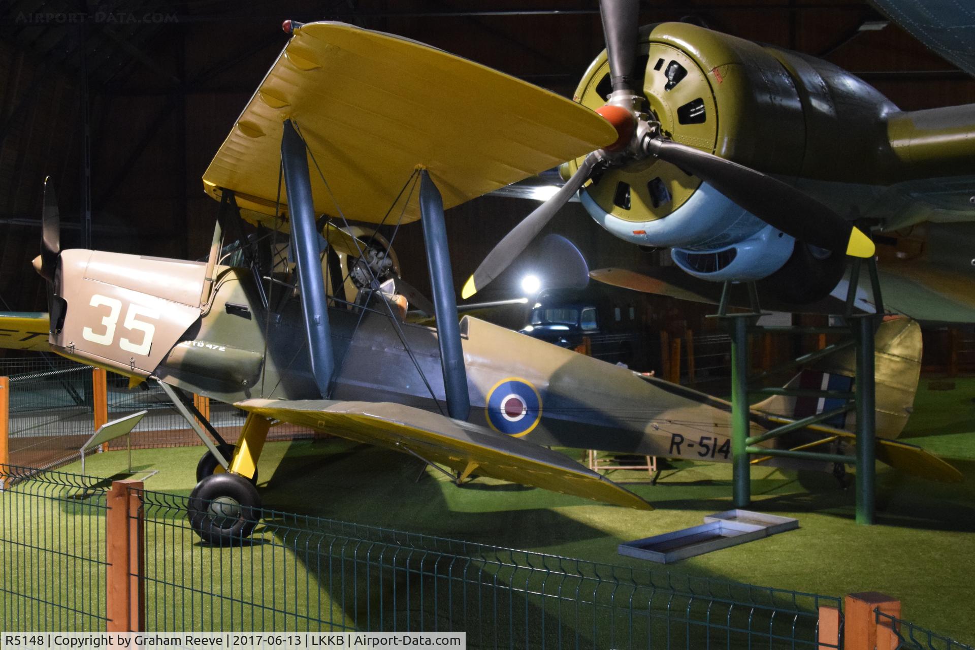 R5148, De Havilland DH-82A Tiger Moth II C/N 86536, On display at 