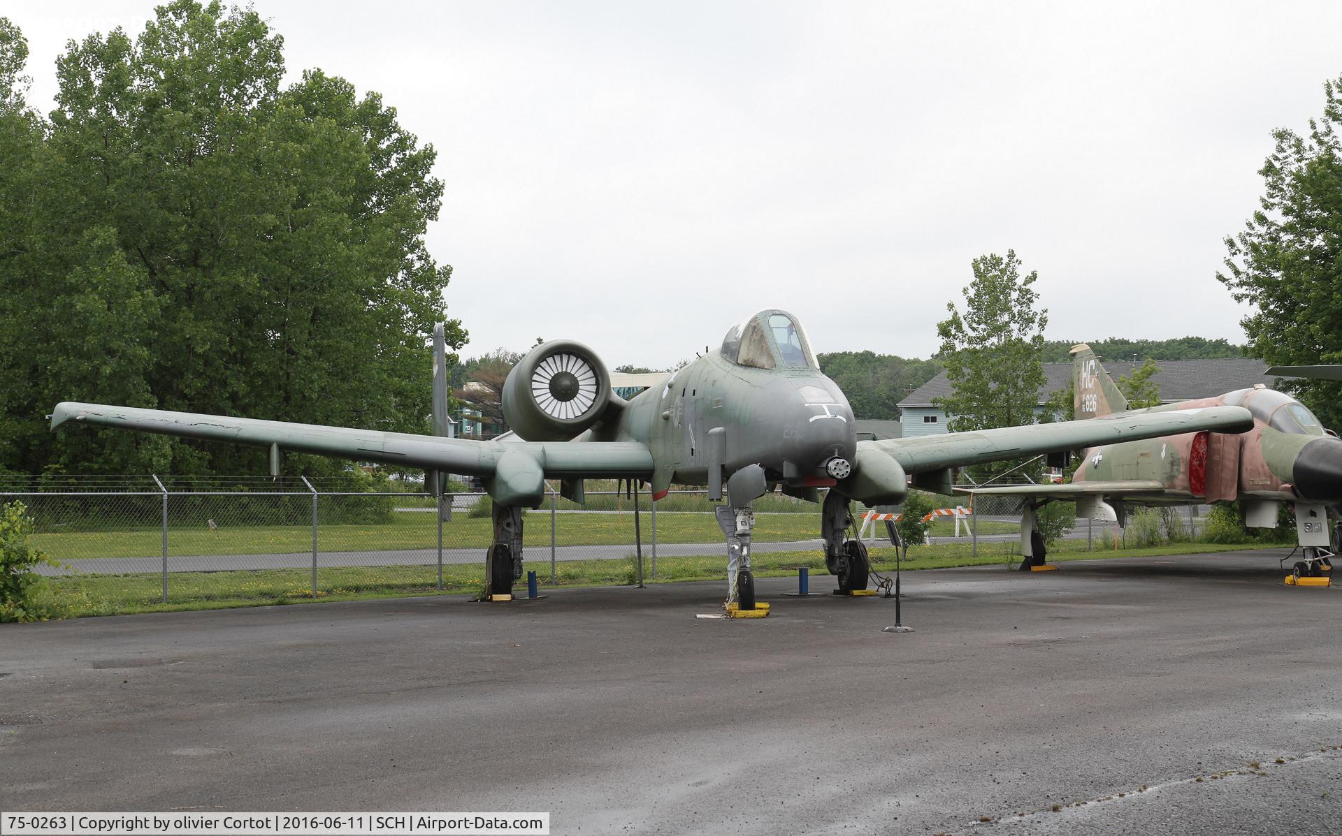75-0263, 1975 Fairchild Republic A-10A Thunderbolt II C/N A10-0012, front view