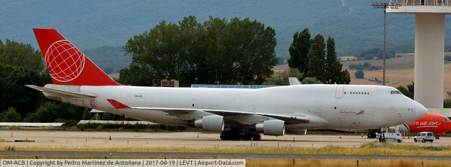 OM-ACB, 1991 Boeing 747-433 /BDSF C/N 24998, Foronda - Vitoria-Gasteiz - España