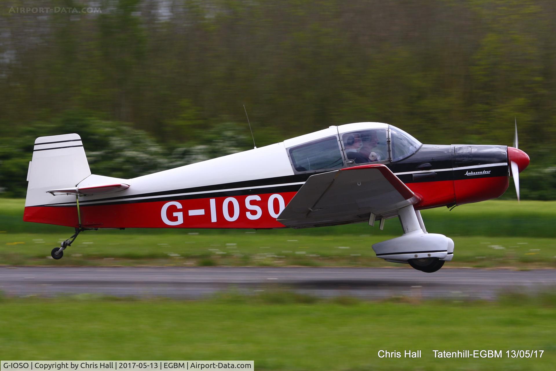 G-IOSO, 1961 CEA Jodel DR.1050 Ambassadeur C/N 46, at the Tatenhill 