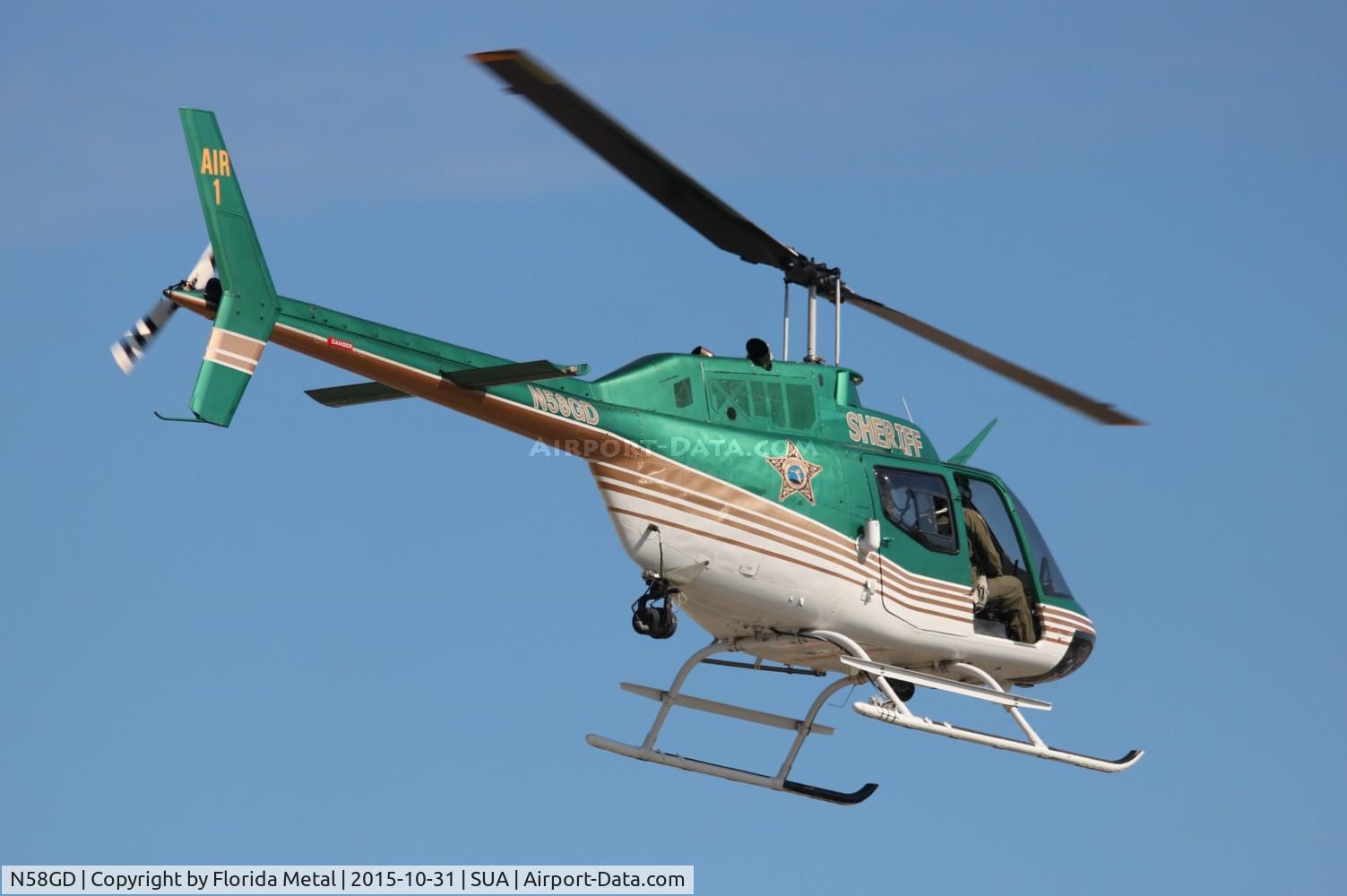 N58GD, 1970 Bell OH-58A Kiowa C/N 70-15458, Martin County Sheriff