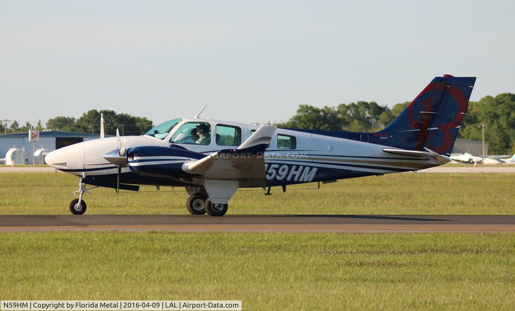 N59HM, 1975 Beech 58 Baron C/N TH-635, Baron