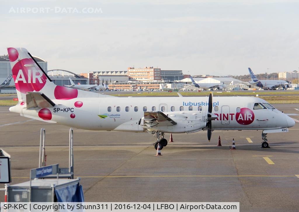 SP-KPC, 1986 Saab SF340A C/N 340A-070, Parked at the General Aviation area...