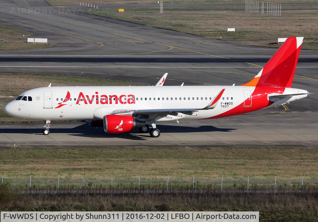 F-WWDS, 2016 Airbus A320-214 C/N 7437, C/n 7437 - To be N755AV
