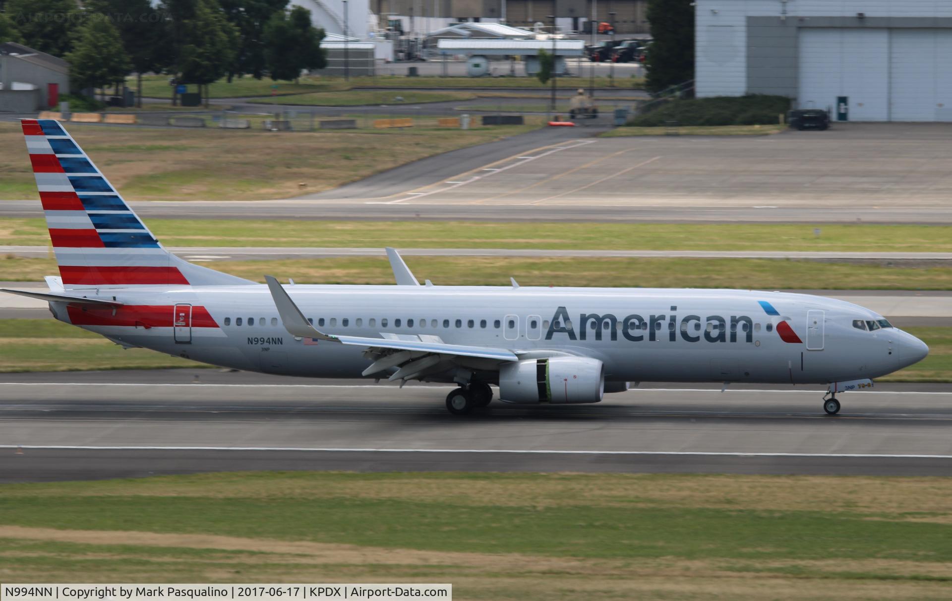 N994NN, 2016 Boeing 737-823 C/N 33248, Boeing 737-800