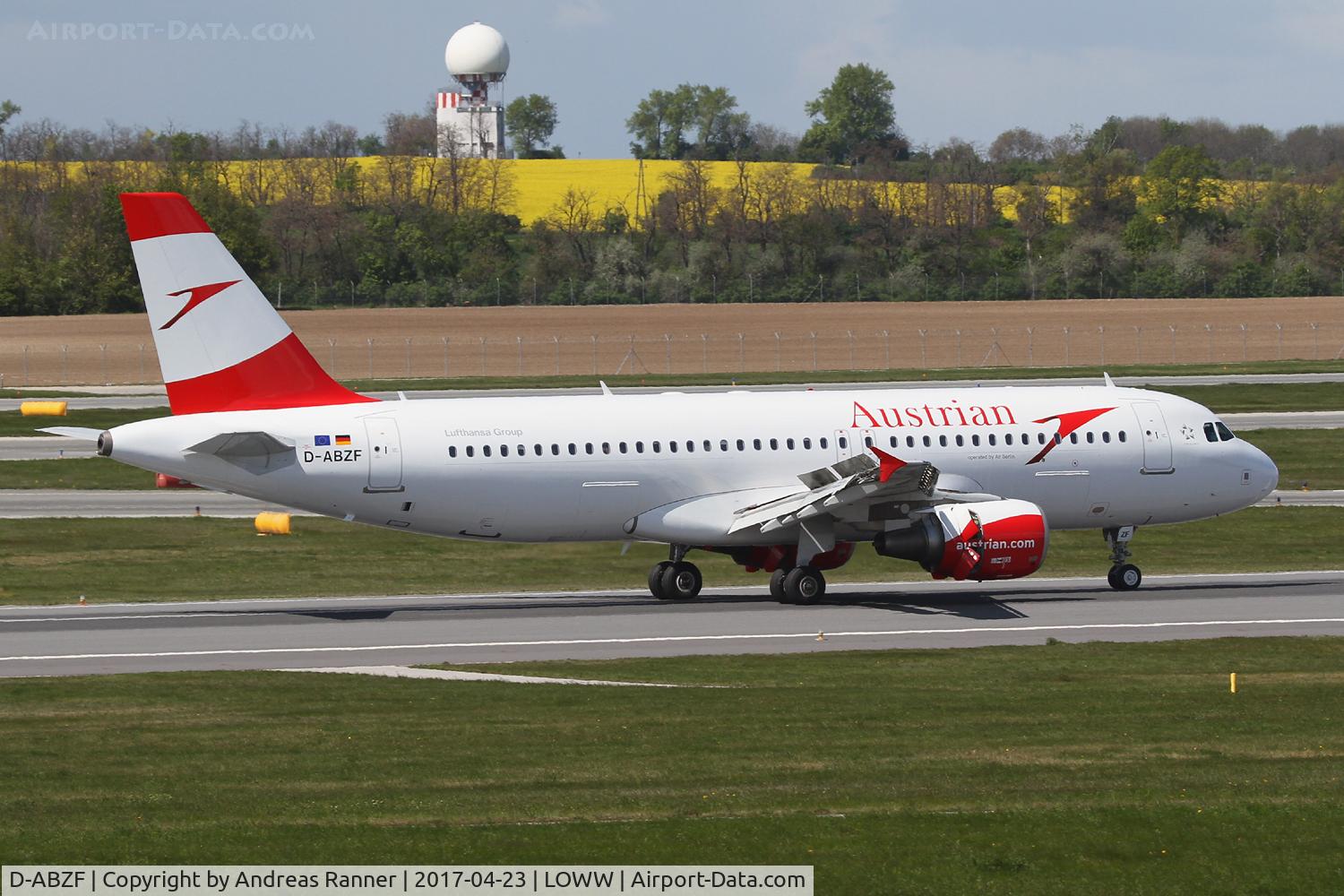 D-ABZF, 2008 Airbus A320-216 C/N 3482, Austrian Airlines A320