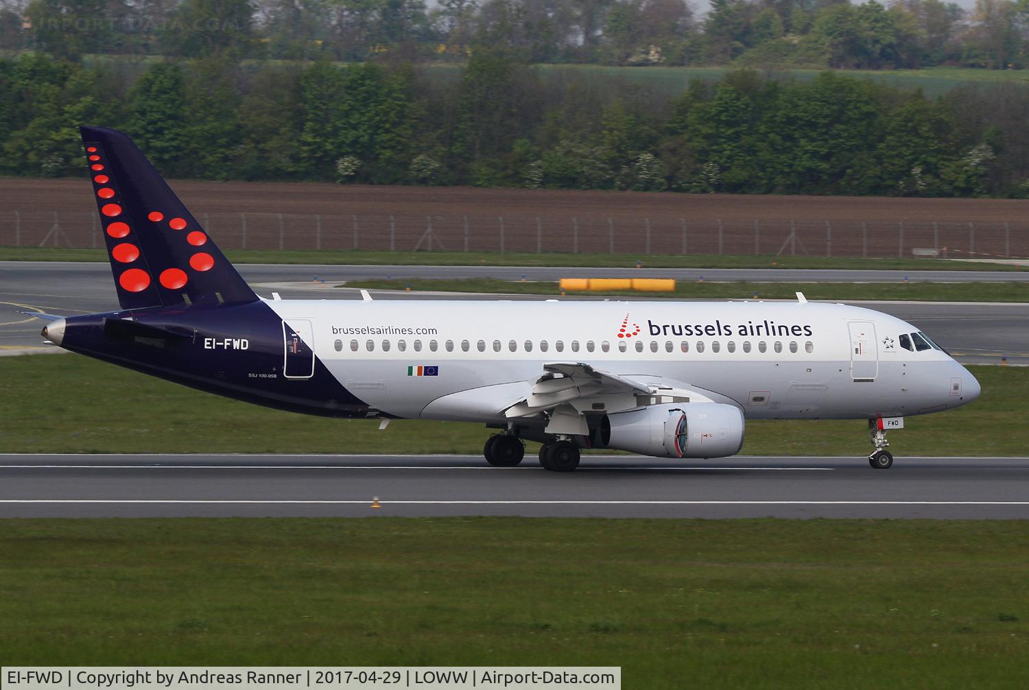 EI-FWD, 2016 Sukhoi Superjet 100 C/N 95105, Brussels Airlines Sukhoi Superjet 100