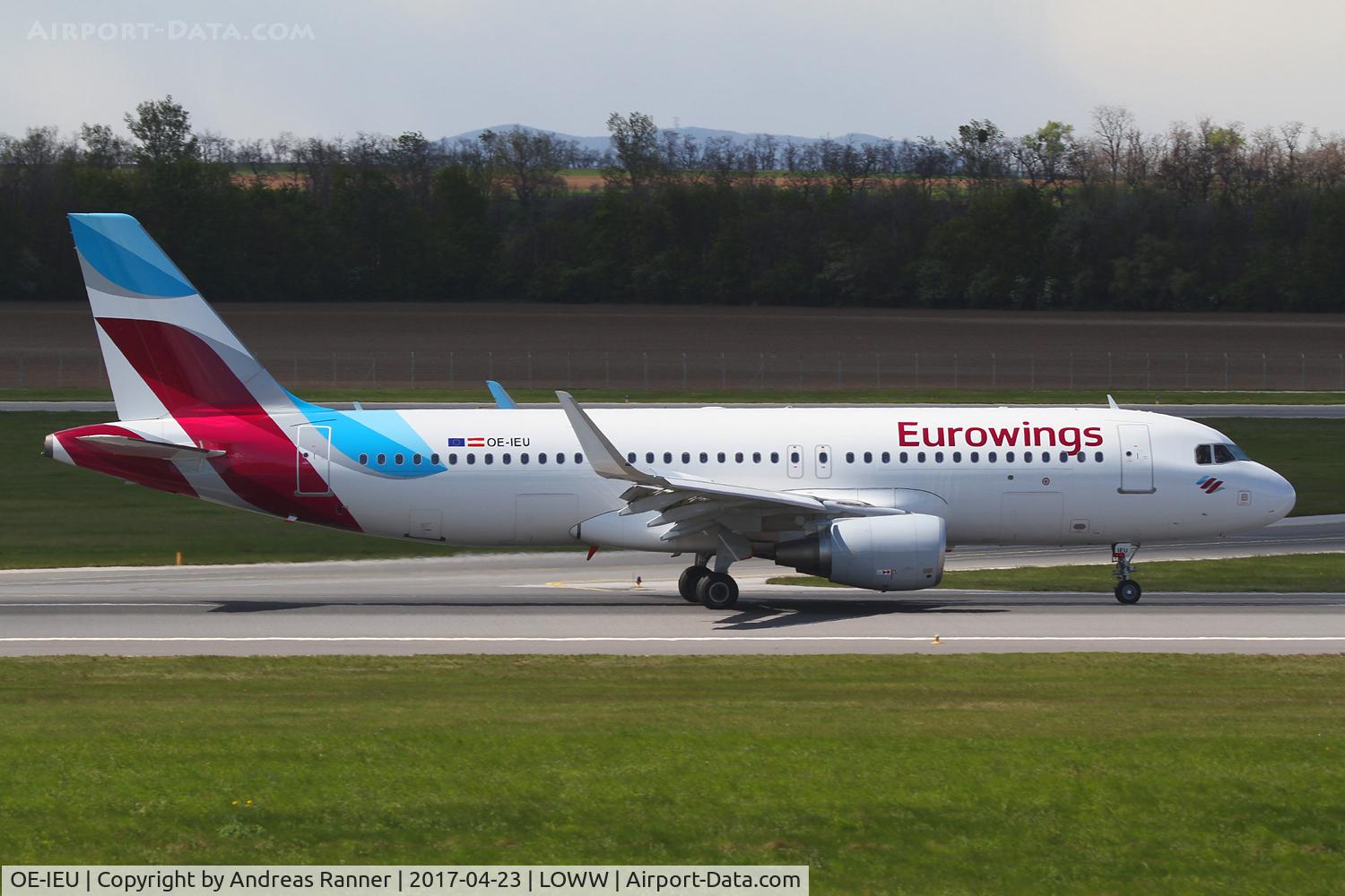 OE-IEU, 2016 Airbus A320-214 C/N 6953, Eurowings Europe A320