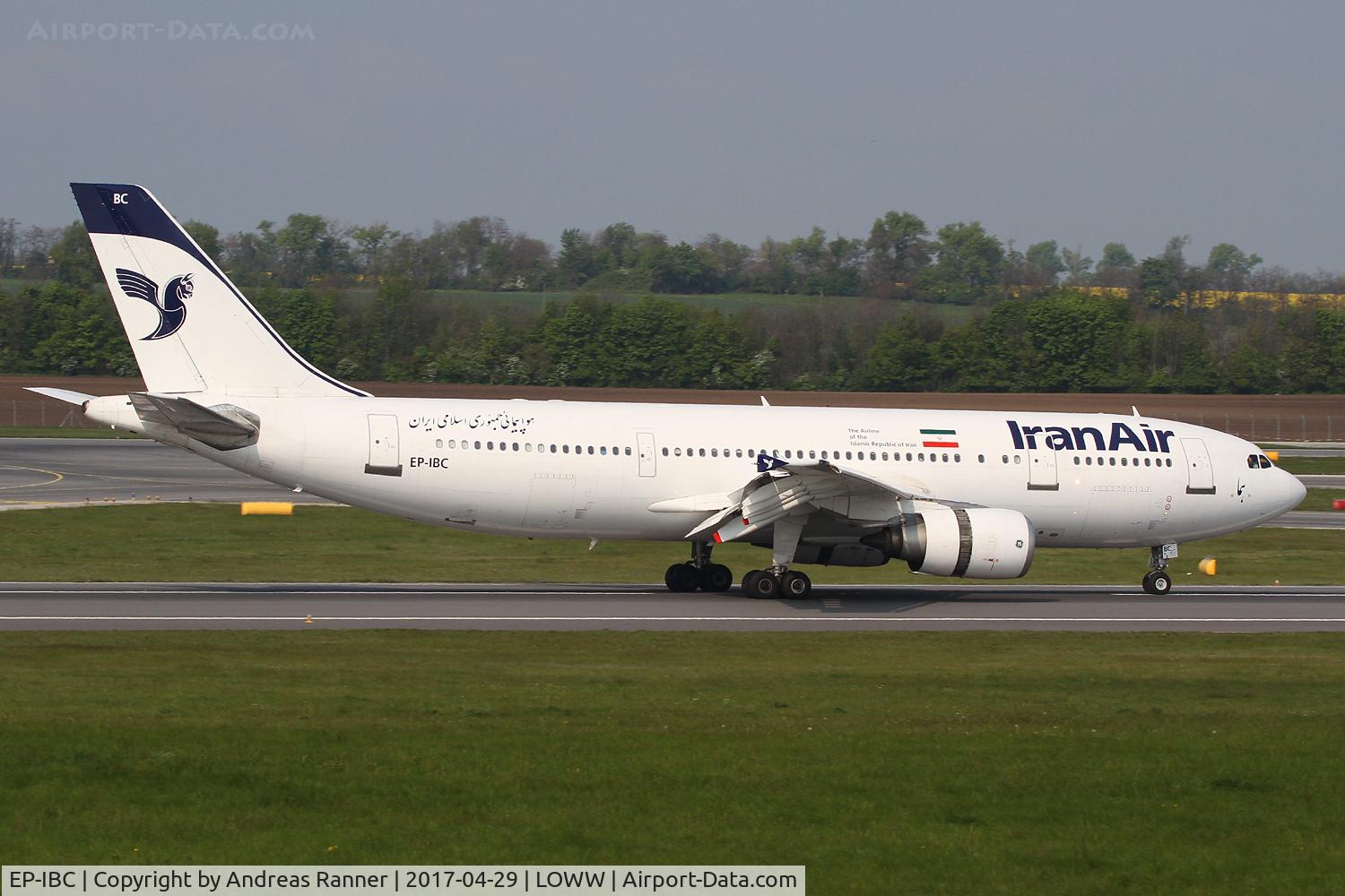 EP-IBC, 1992 Airbus A300B4-605R C/N 632, Iran Air A300