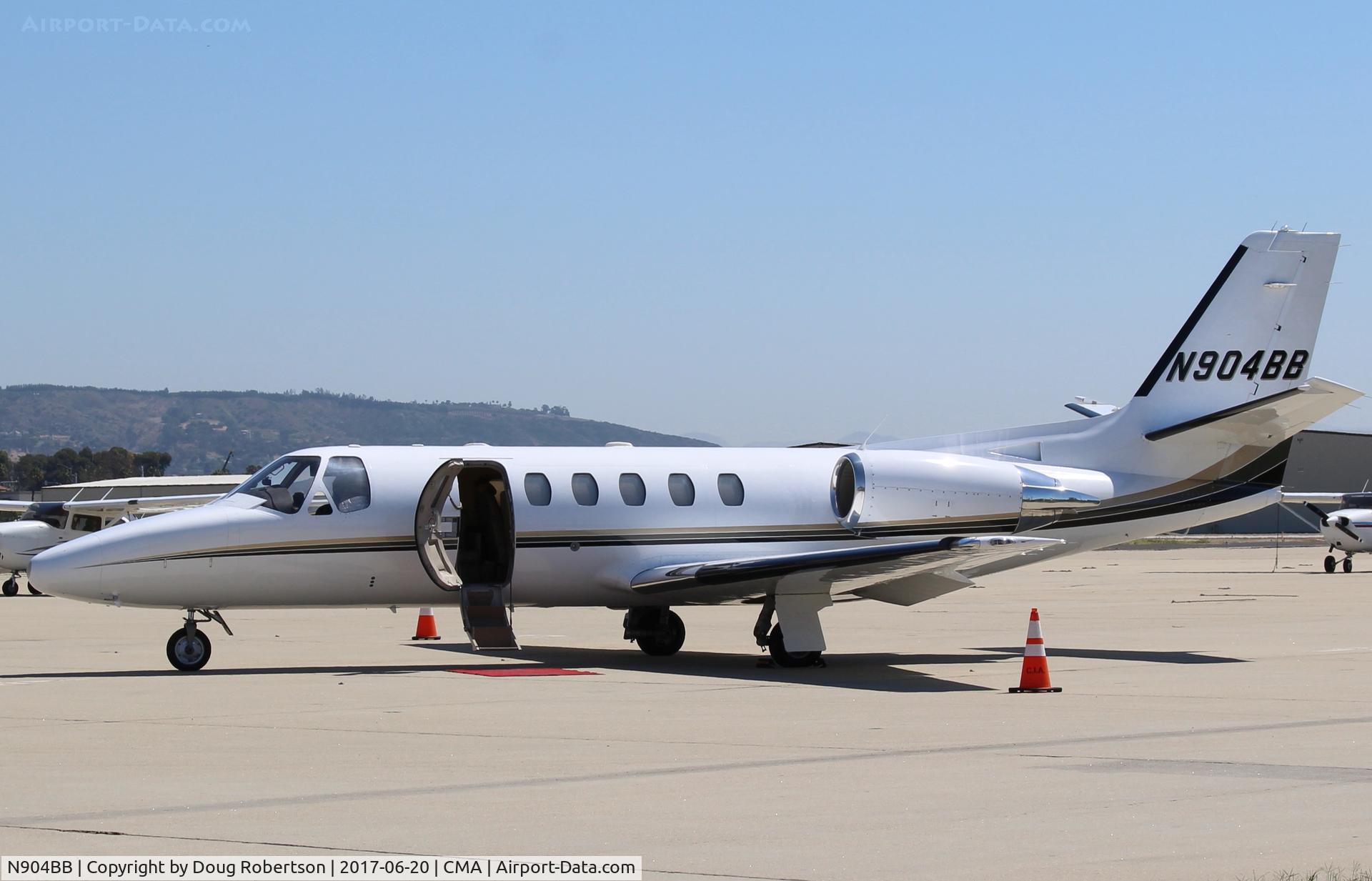 N904BB, 2000 Cessna 550 C/N 550-0904, 2000 Cessna CITATION BRAVO 550, two P&W(C)530A TURBOJETS 2,887 lb st each, max cruise 463 mph