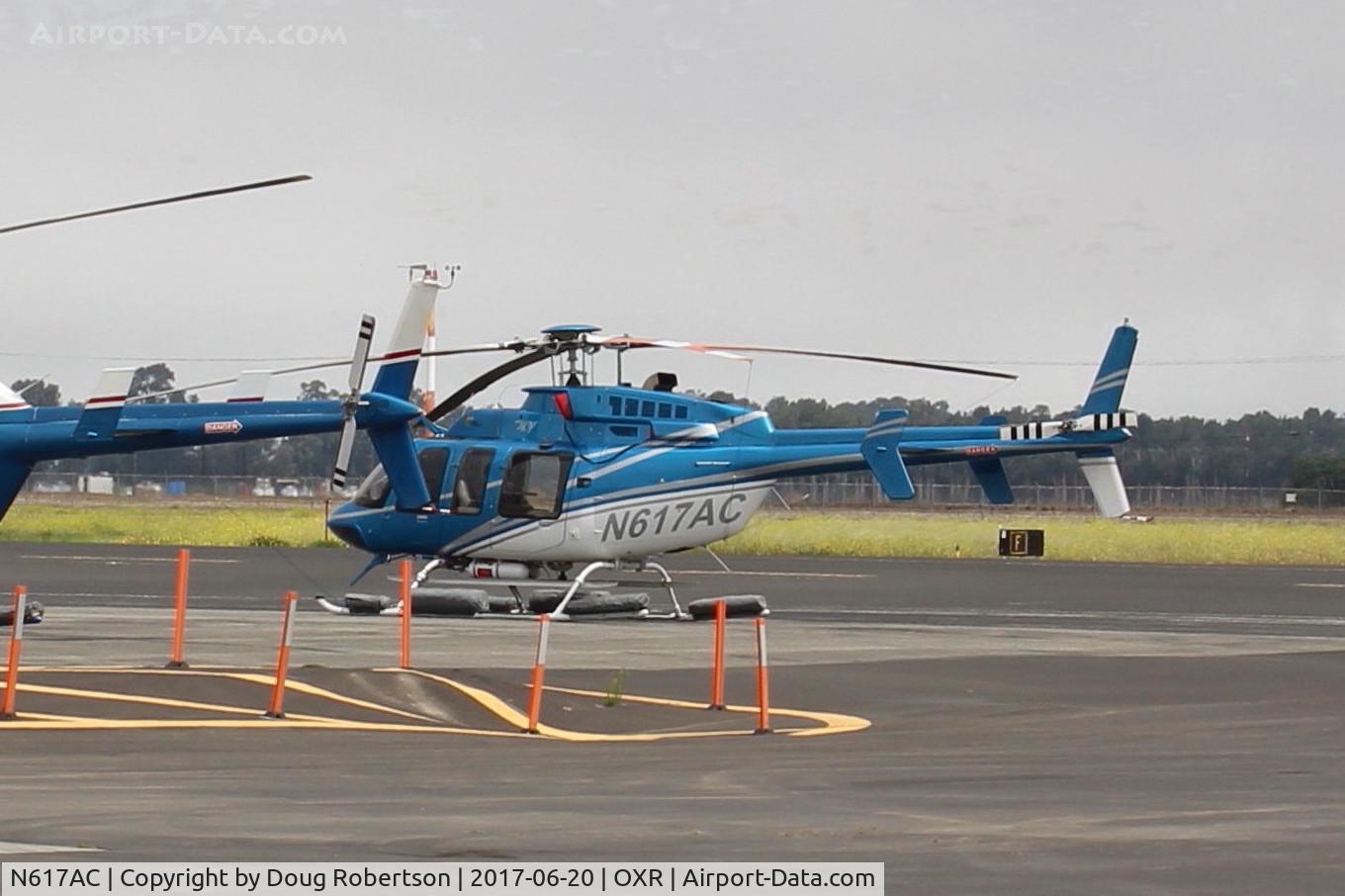 N617AC, 2003 Bell 407 C/N 53570, 2003 Bell 407, one Rolls-Royce (Allison) 250-C47B Turboshaft with FADEC, 814 sHp for takeoff, 700 sHp continuous, on Aspen Helicopters, Inc. ramp