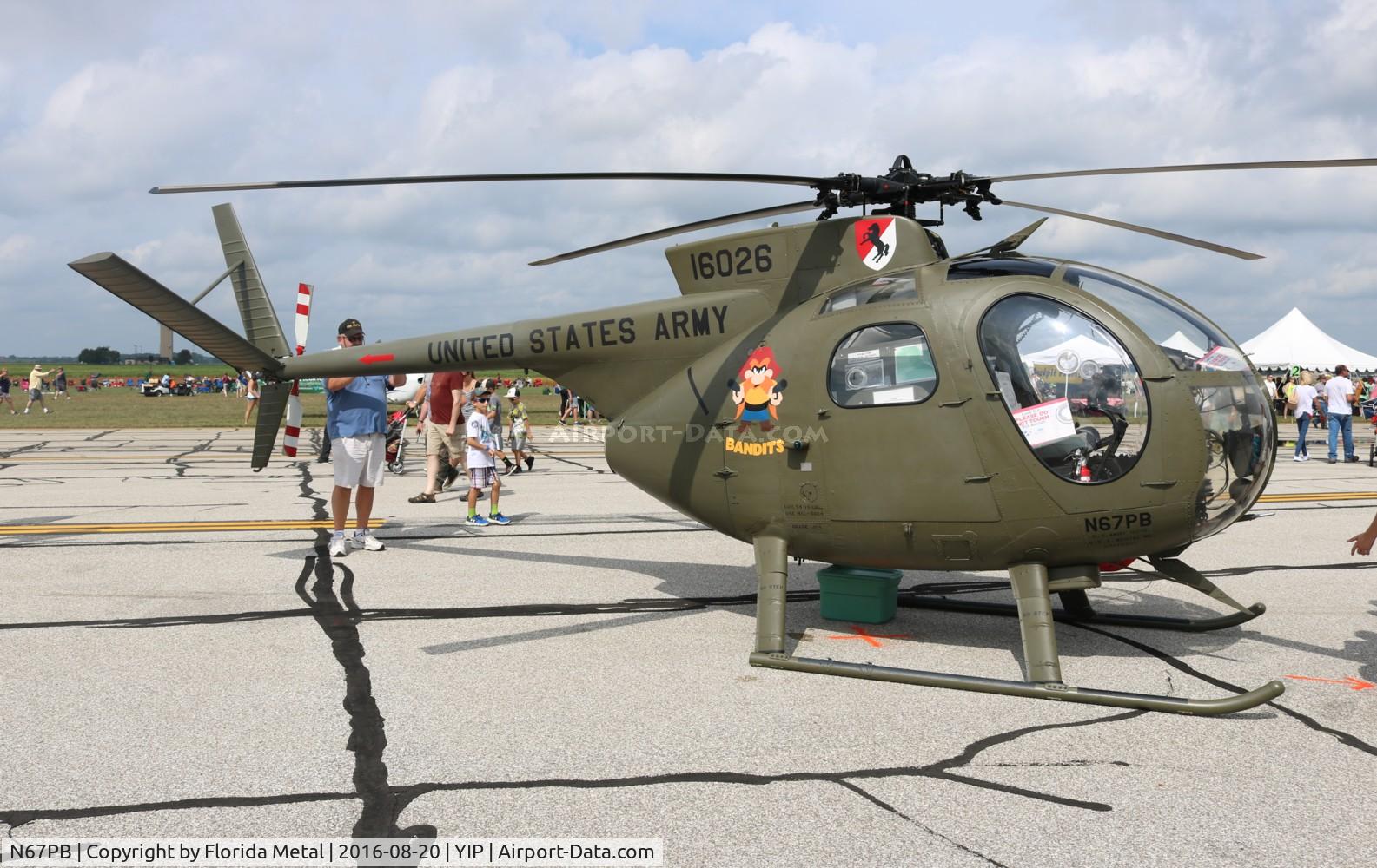 N67PB, 1968 Hughes OH-6A Cayuse C/N 480411, OH-6A