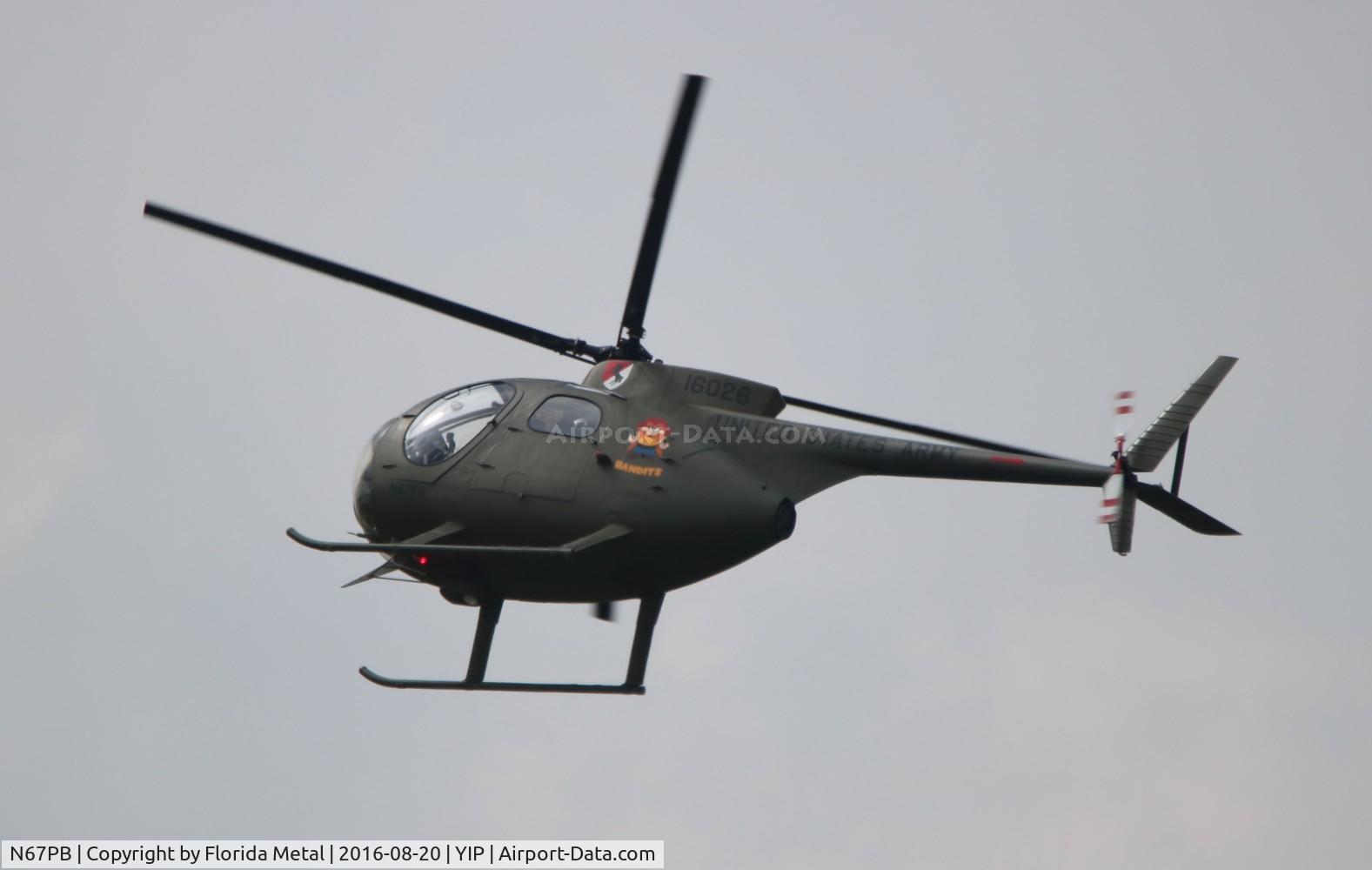 N67PB, 1968 Hughes OH-6A Cayuse C/N 480411, OH-6A