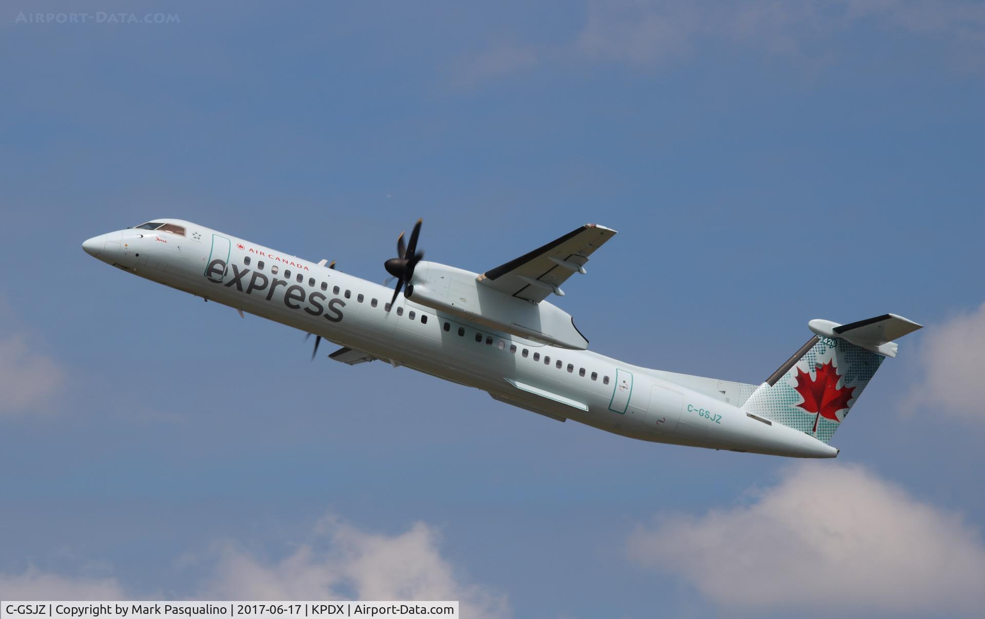 C-GSJZ, 2015 Bombardier DHC-8-402 Dash 8 C/N 4510, DHC-8-402