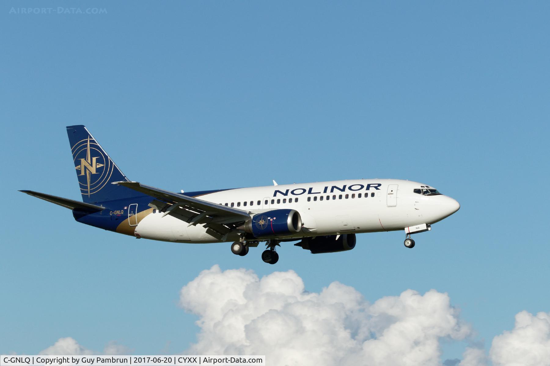 C-GNLQ, 1991 Boeing 737-33A(QC) C/N 25401, Landing