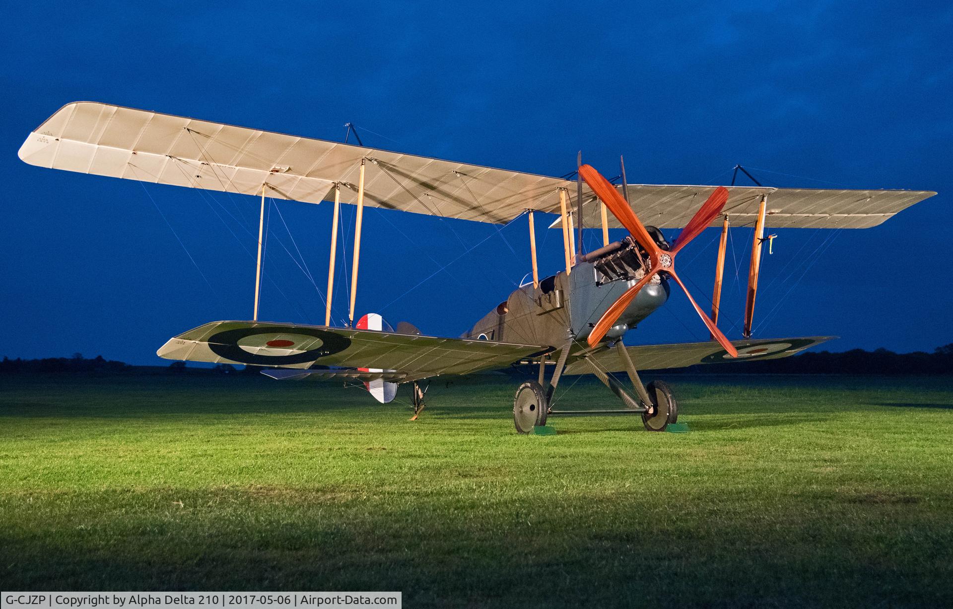 G-CJZP, 2014 Royal Aircraft Factory BE-2e Replica C/N 752, Picture taken at Stow Maries Great War Aerodrome, May 2017.