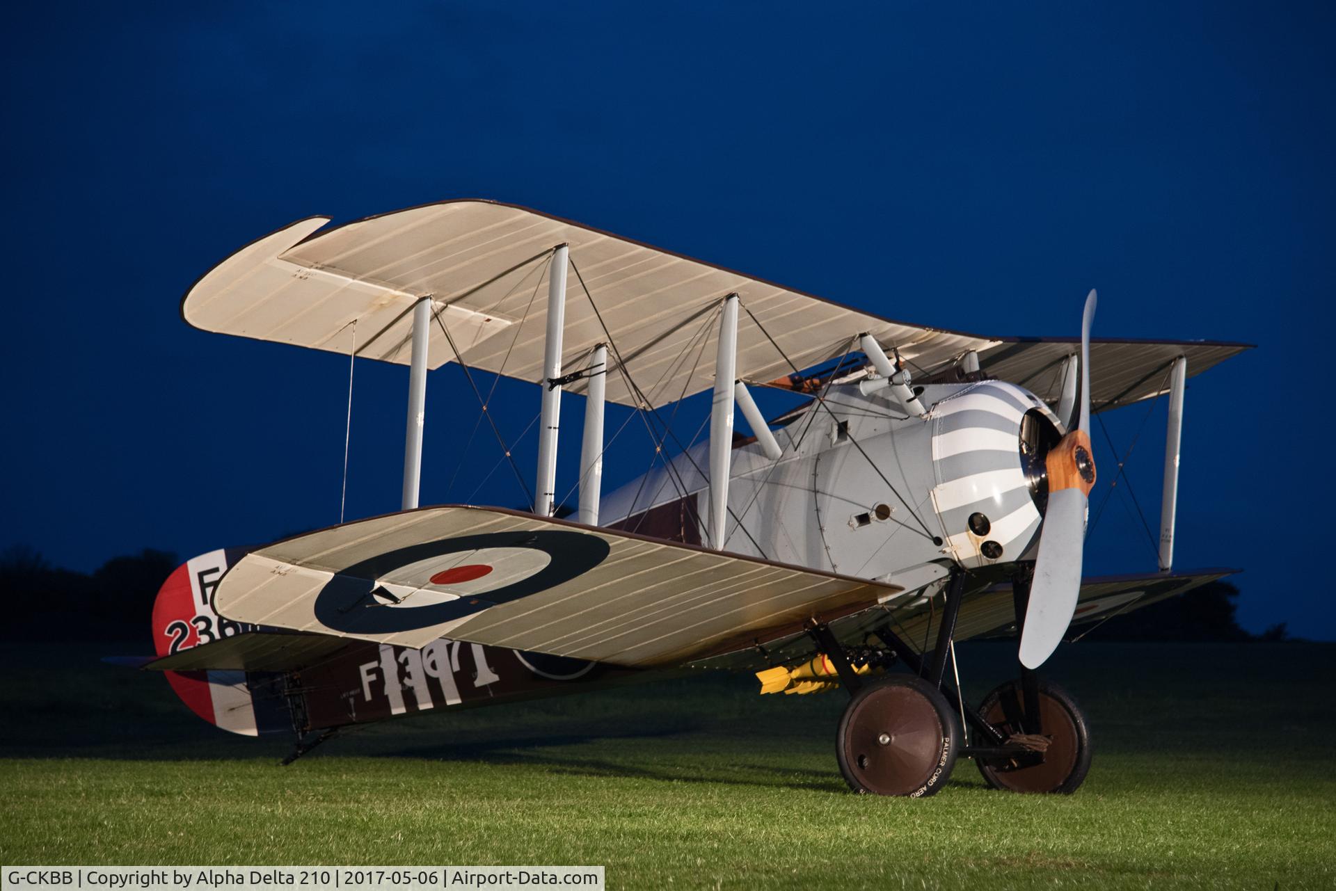 G-CKBB, 2011 The Vintage Aviator Sopwith 7F-1 Snipe Replica C/N 0112, Taken at Stow Maries Great War Aerodrome, May 2017.