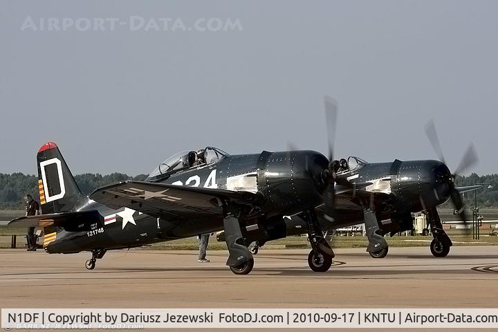 N1DF, 1948 Grumman F8F-2 (G58) Bearcat C/N D.1122, Grumman F8F-2 Bearcat CN 121748, NX1DF