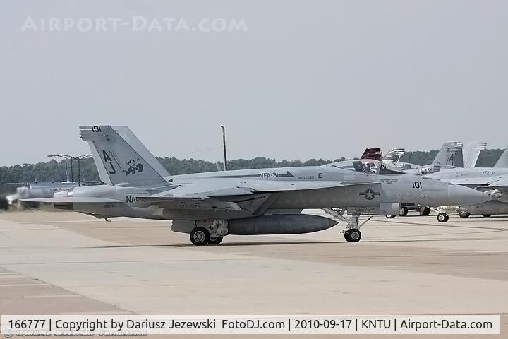 166777, Boeing F/A-18E Super Hornet C/N E123, FA-18E Super Hornet 166777 AJ-101 from VFA-31 Tomcatters NAS Oceana, VA