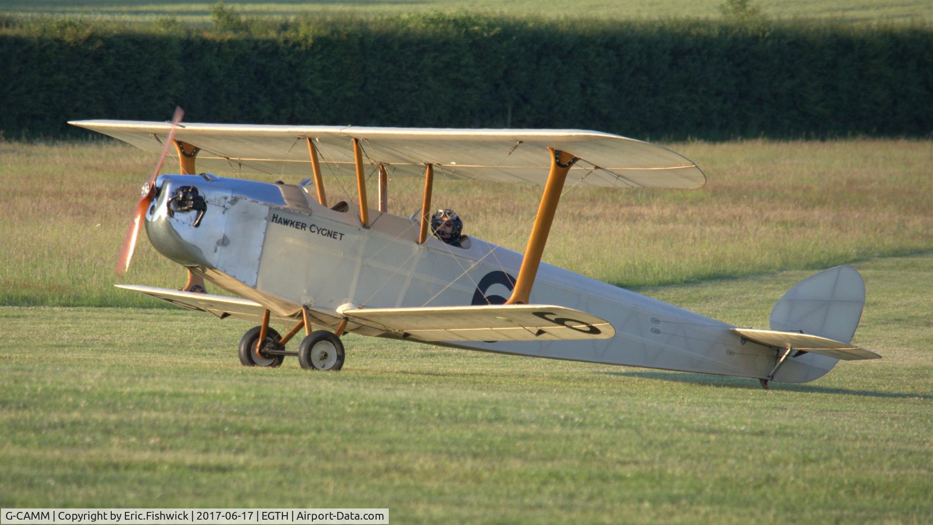 G-CAMM, 1992 Hawker Cygnet Replica C/N PFA 077-10245, 3. G-CAMM at the epic Evening Airshow, The Shuttleworth Collection, June, 2017