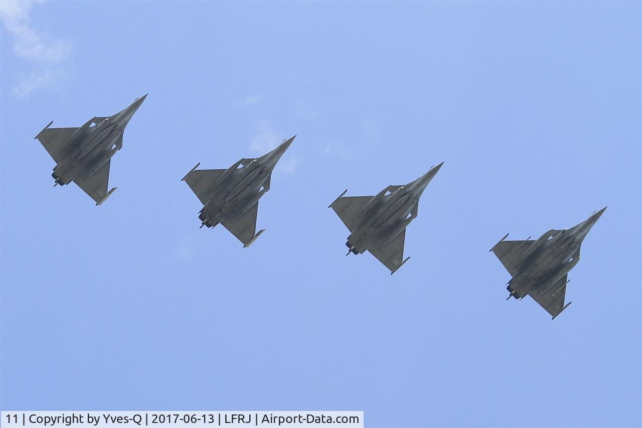 11, Dassault Rafale M C/N 11, Dassault Rafale M, Flight over Landivisiau Naval Air Base (LFRJ) Tiger Meet 2017