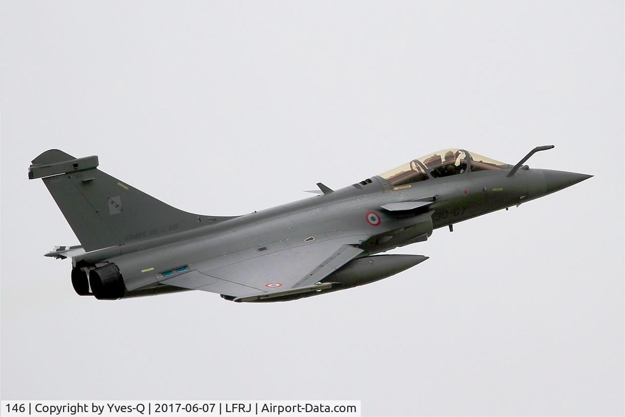 146, Dassault Rafale C C/N 146, Dassault Rafale C, Take off rwy 26, Landivisiau Naval Air Base (LFRJ) Tiger Meet 2017