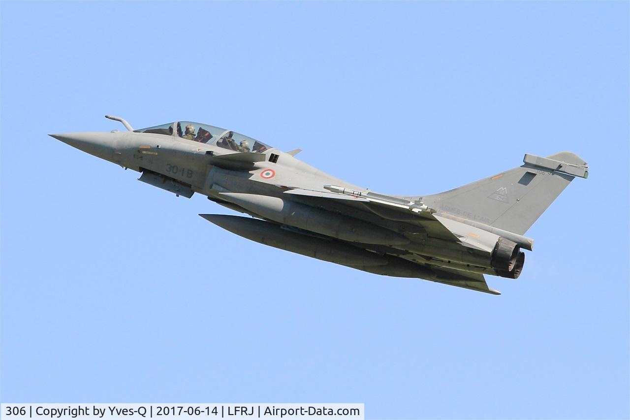 306, Dassault Rafale B C/N 306, Dassault Rafale B, Take off rwy 26, Landivisiau Naval Air Base (LFRJ) Tiger Meet 2017