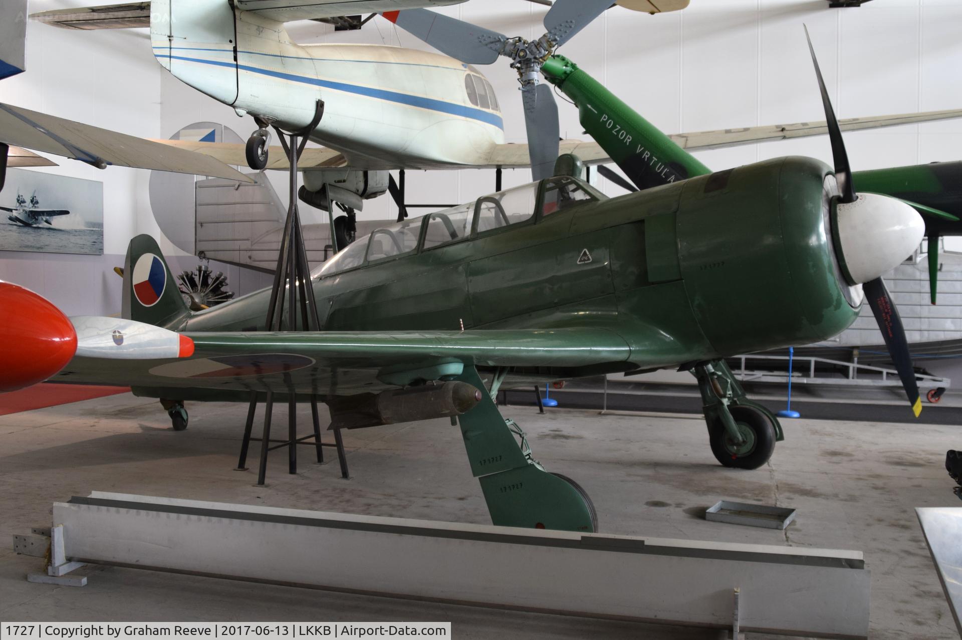 1727, Yakovlev Yak-11 C/N 171727, On display at 