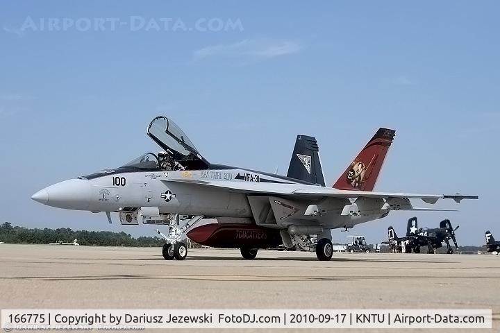 166775, Boeing F/A-18E Super Hornet C/N E121, FA-18E Super Hornet 166776 AJ-100 from VFA-31 Tomcatters NAS Oceana, VA
